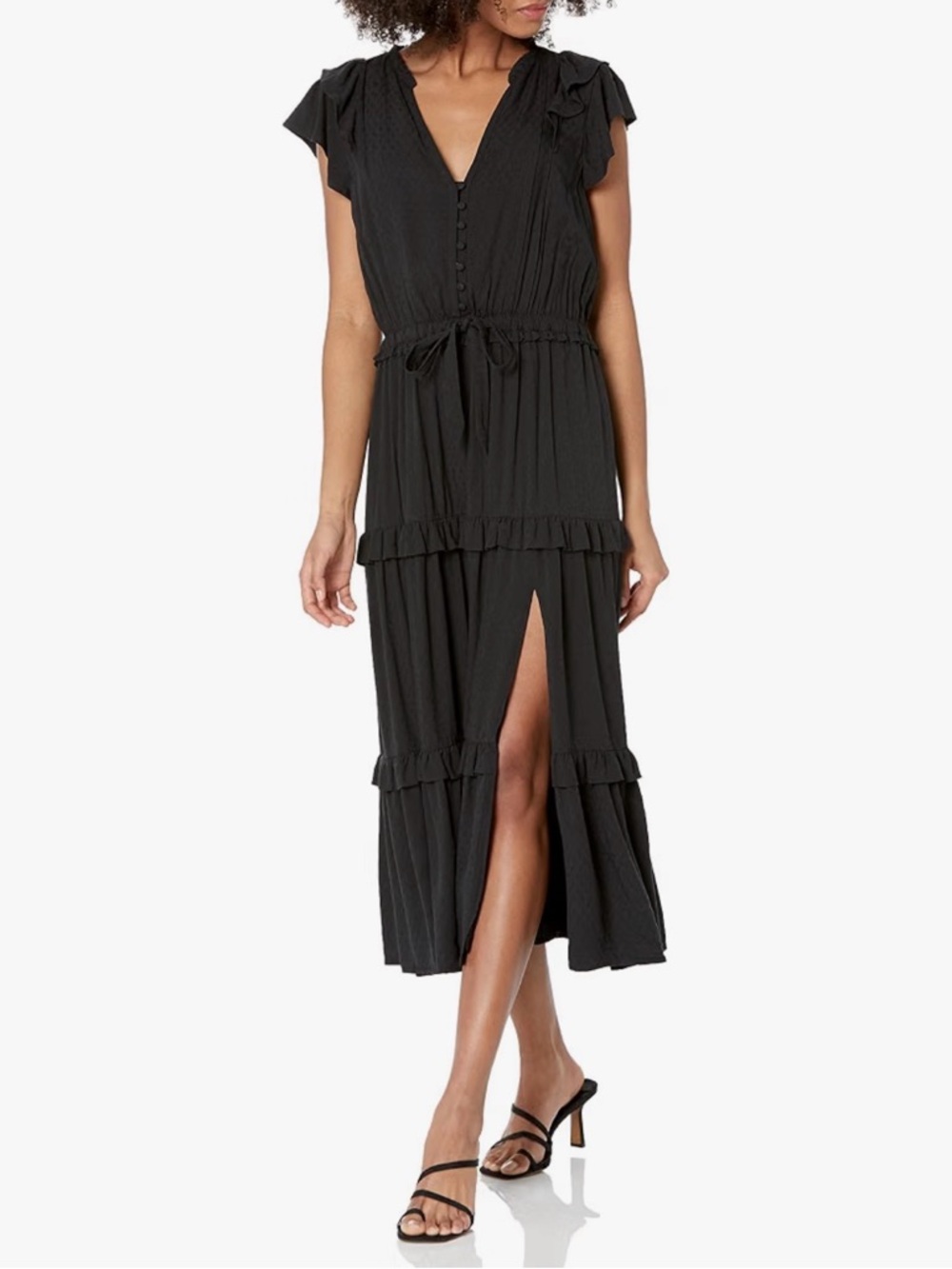 PAIGE Black Rozlyn Dress- XS